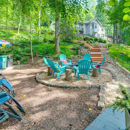 Creekside Hendersonville Haven Hot Tub And Fire Pit Eksteriør billede
