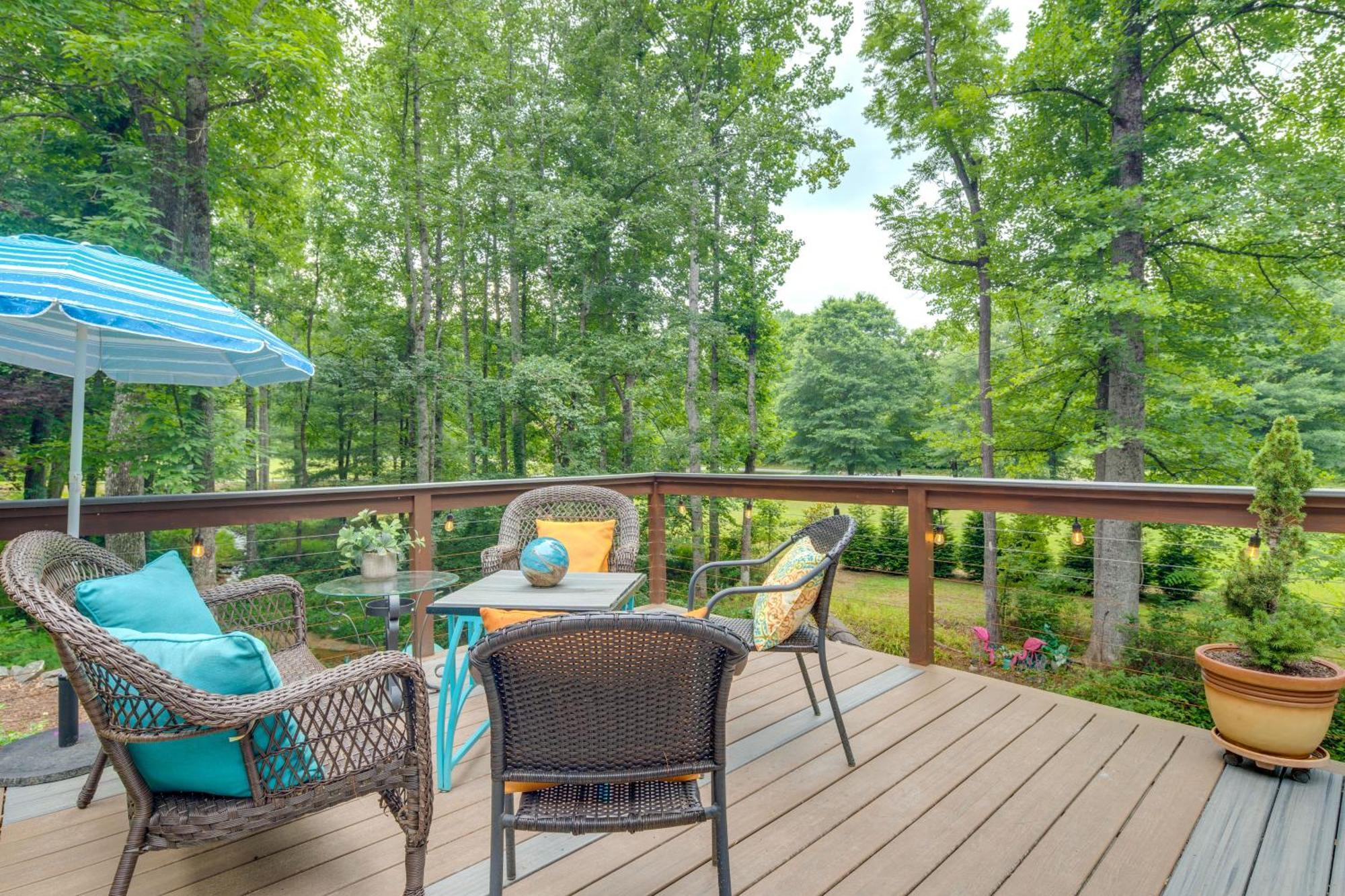 Creekside Hendersonville Haven Hot Tub And Fire Pit Eksteriør billede