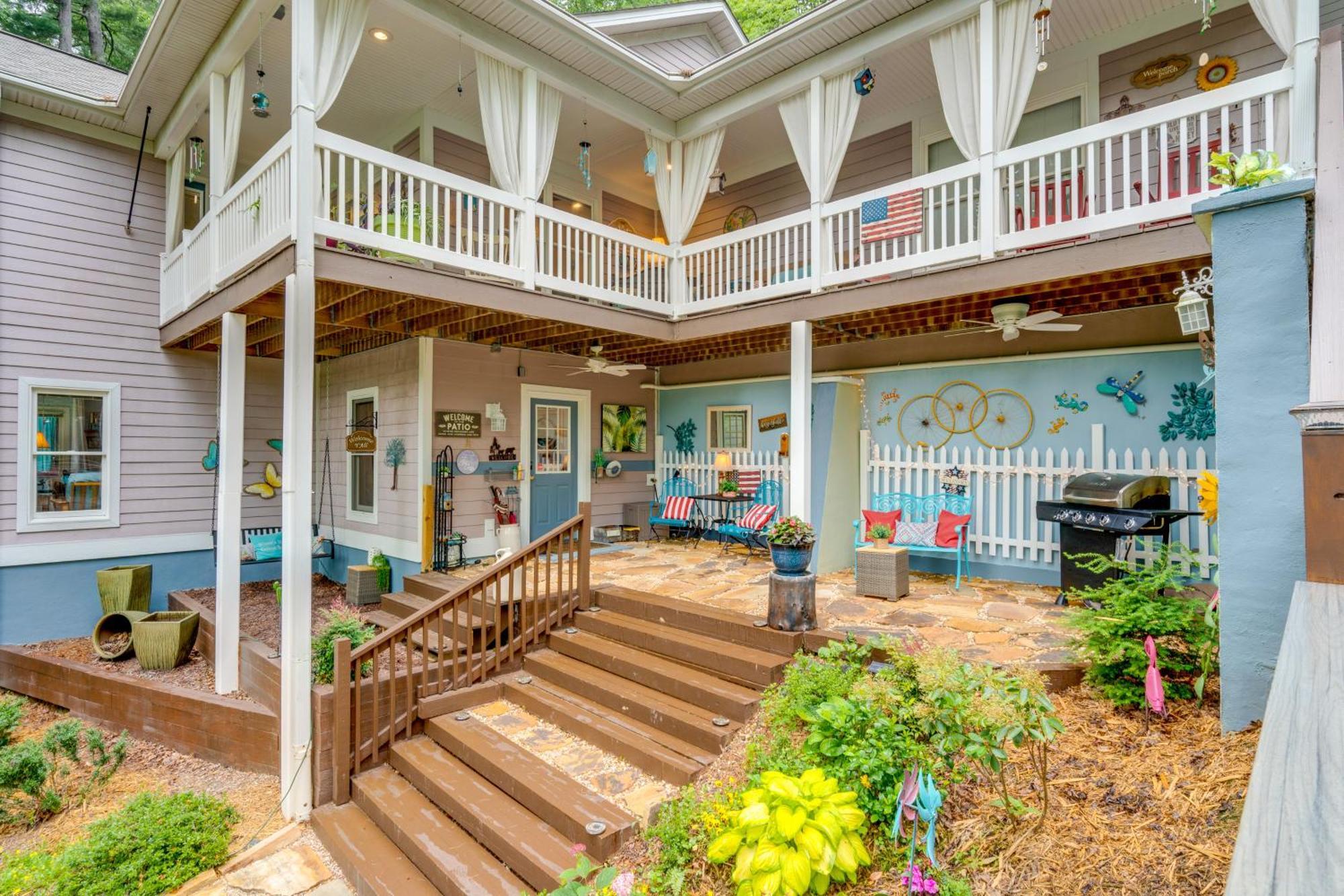 Creekside Hendersonville Haven Hot Tub And Fire Pit Eksteriør billede