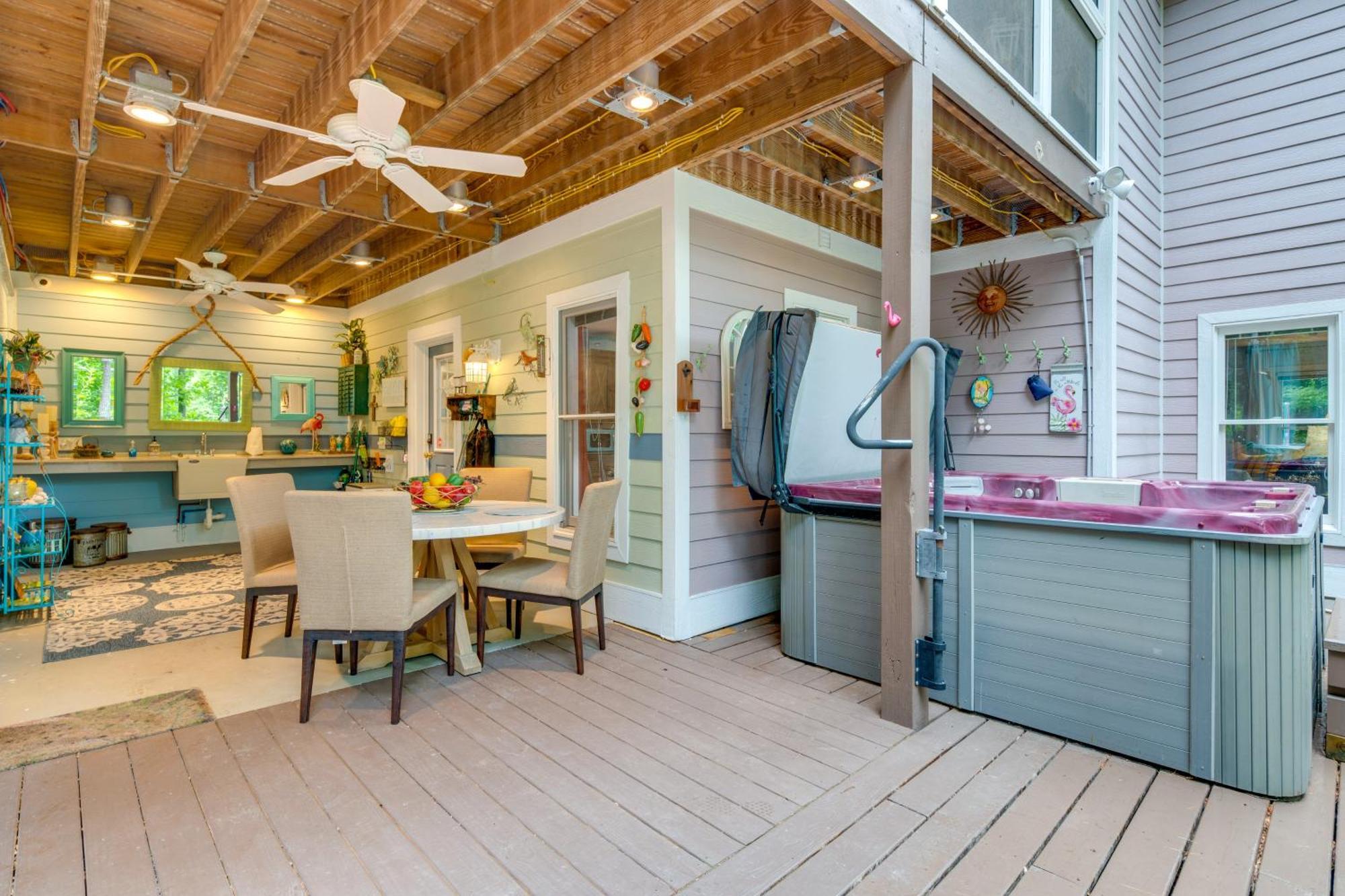 Creekside Hendersonville Haven Hot Tub And Fire Pit Eksteriør billede