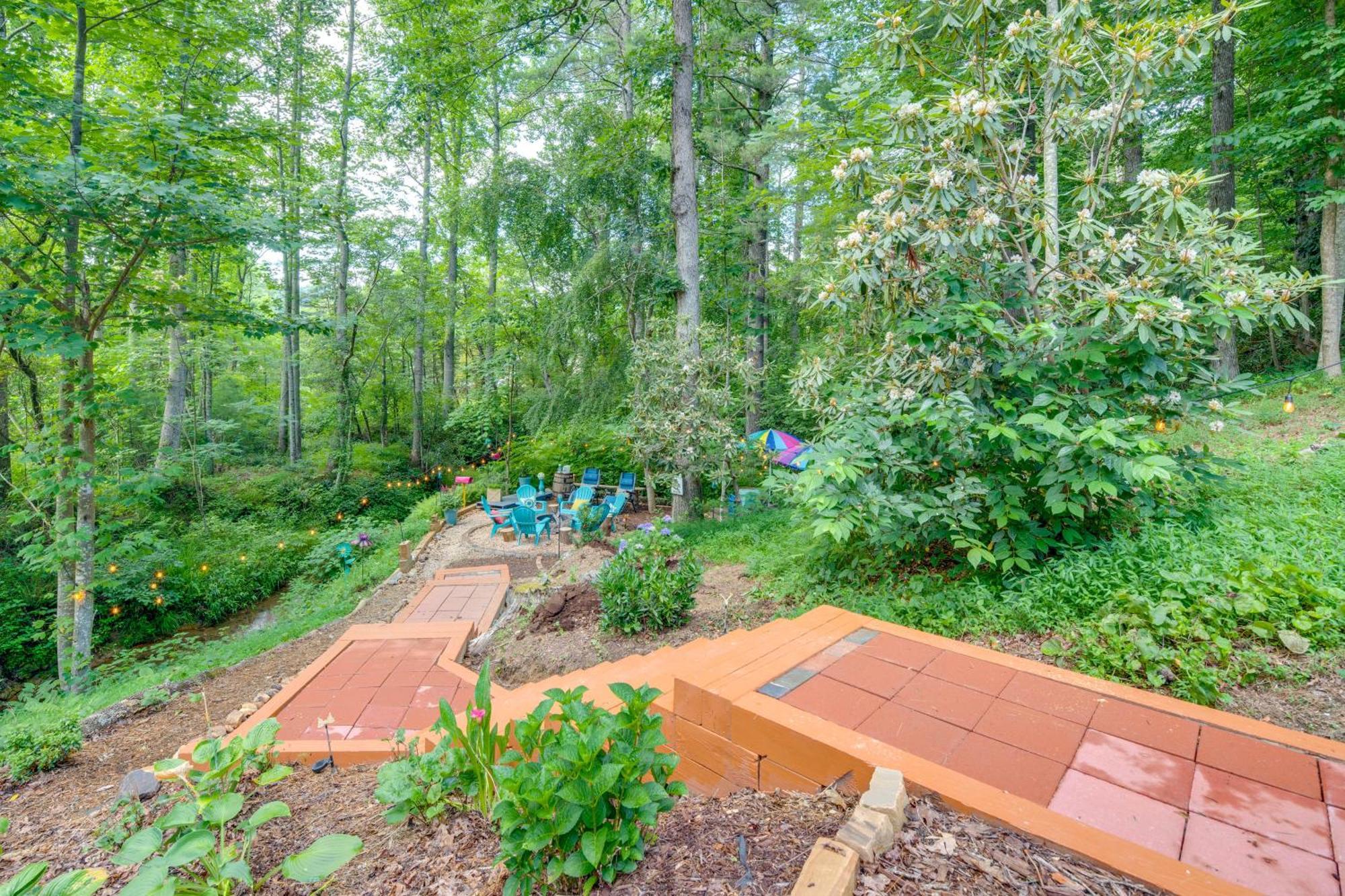 Creekside Hendersonville Haven Hot Tub And Fire Pit Eksteriør billede